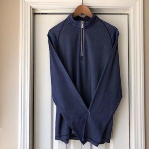 Tommy Bahama Navy Men's Sz. Med. Lgt. 1/2 Zip